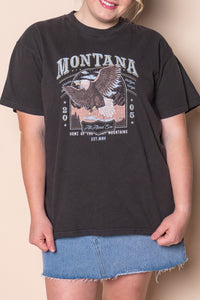 Montana Relaxed Tee in Washed Black - All About Eve