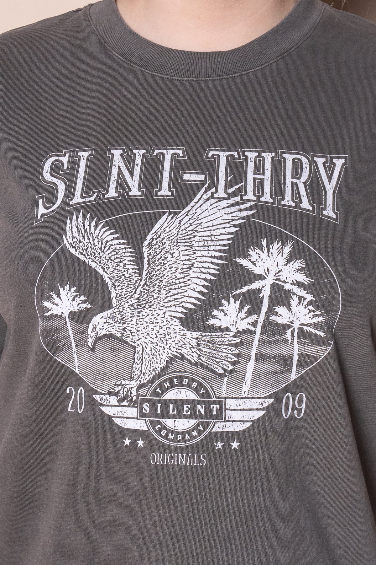 Original Eagle Tee in Coal - Silent Theory