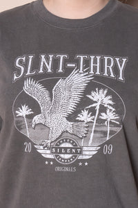 Original Eagle Tee in Coal - Silent Theory