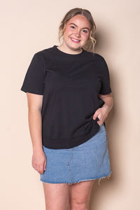 Farrah SS Tee in Black - Foxwood