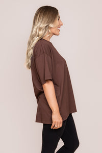 Captain Tee in Chocolate  - Foxwood