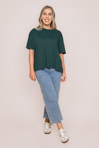 Simplified Tee in Forest Green - Foxwood