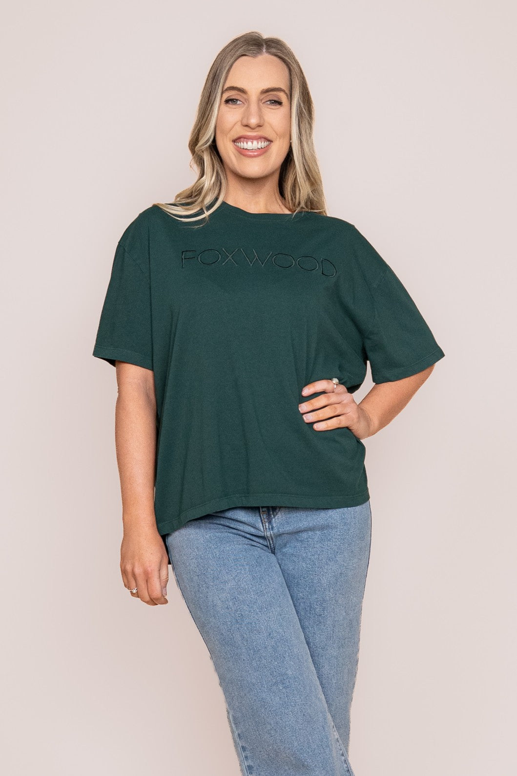 Simplified Tee in Forest Green - Foxwood
