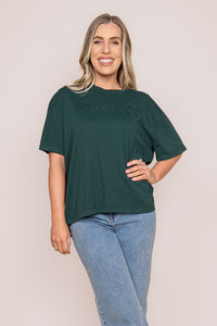 Simplified Tee in Forest Green - Foxwood
