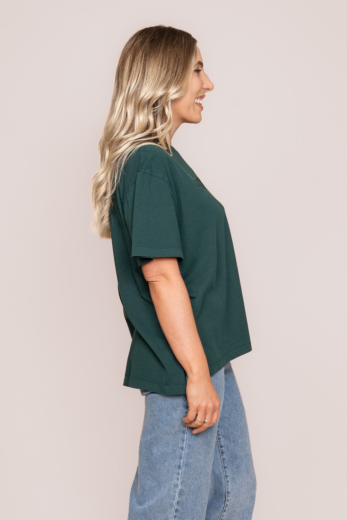Simplified Tee in Forest Green - Foxwood