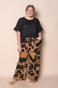 Rianni Wide Leg Pants in Black