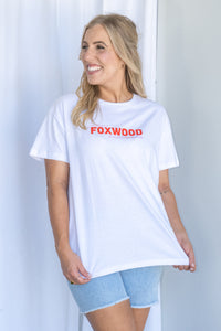 Overload Tee in White - Foxwood