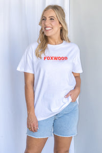 Overload Tee in White - Foxwood