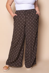 Emelia Pants in Brown - All About Eve
