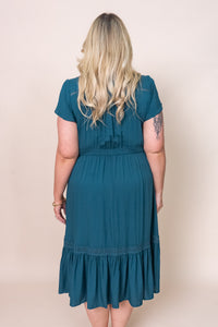 Genie Dress in Dark Jade