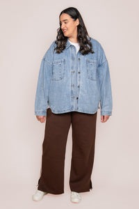 Harley Jersey Pants in Dark Chocolate