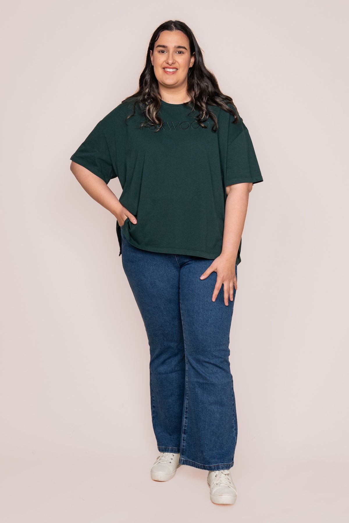 Simplified Tee in Forest Green - Foxwood