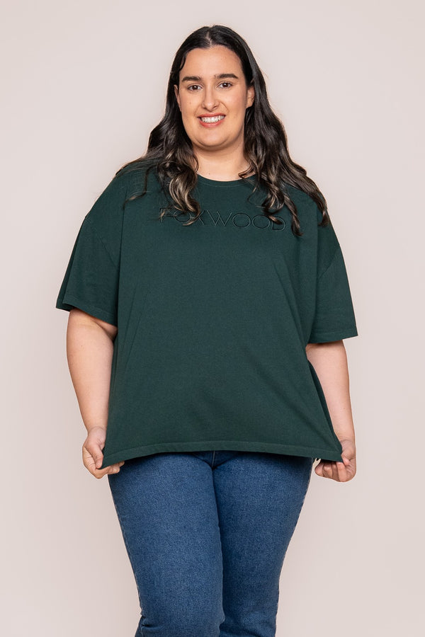 Simplified Tee in Forest Green - Foxwood