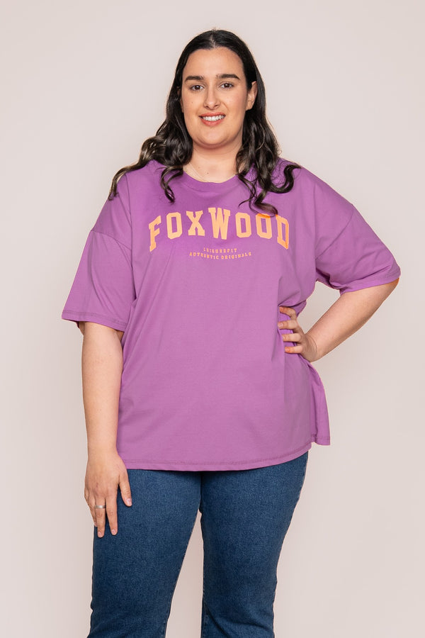 Interval Tee in Purple/Orange - Foxwood