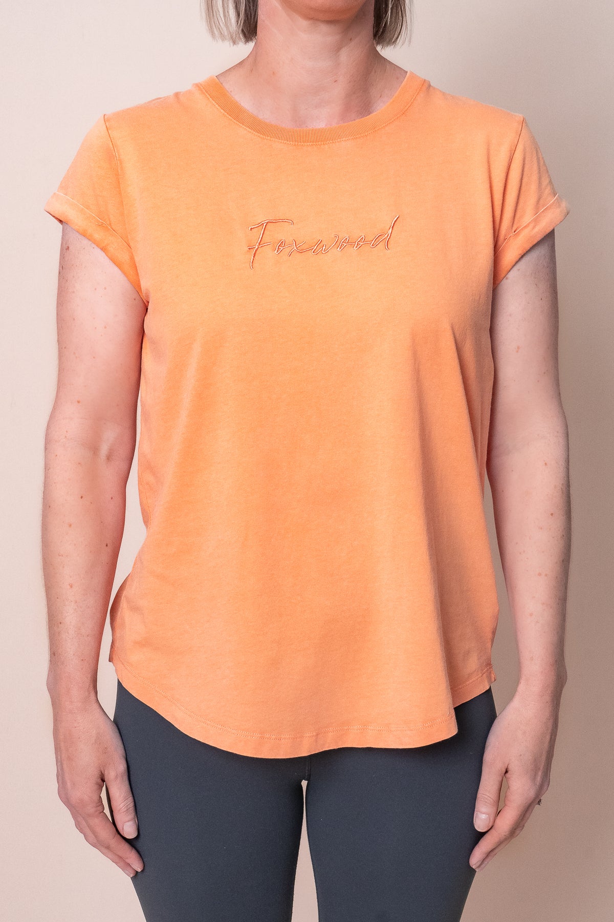 Signature Tee in Tangerine - Foxwood