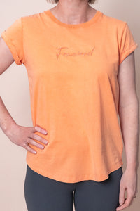 Signature Tee in Tangerine - Foxwood