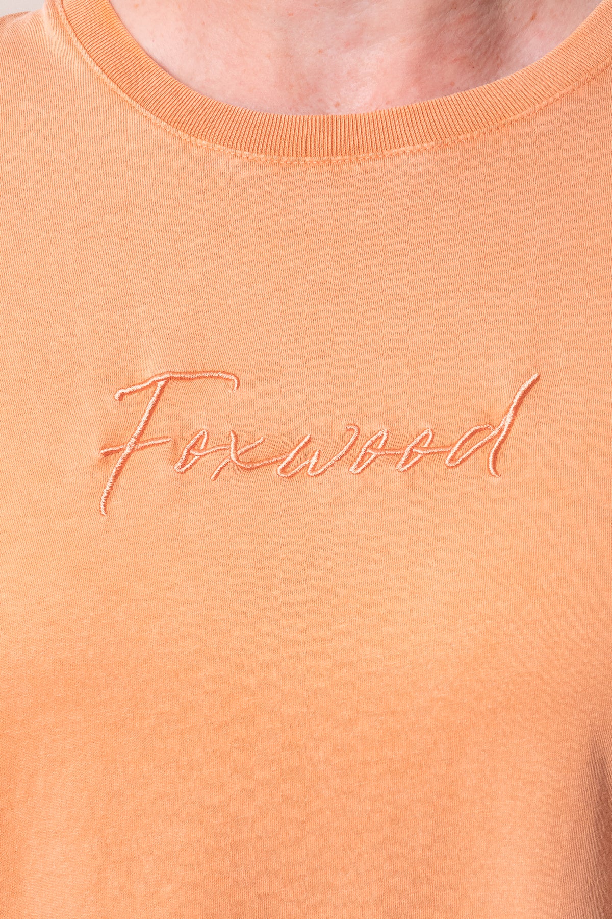 Signature Tee in Tangerine - Foxwood