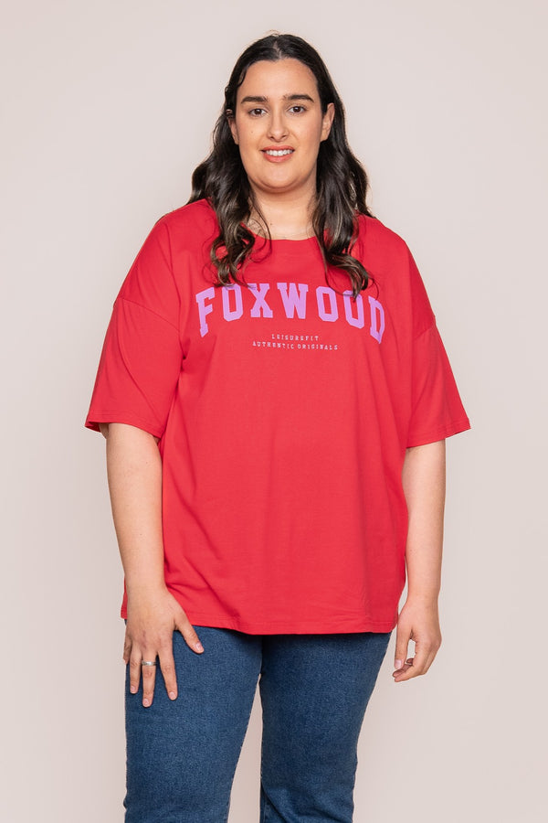 Interval Tee in Raspberry/Lilac - Foxwood