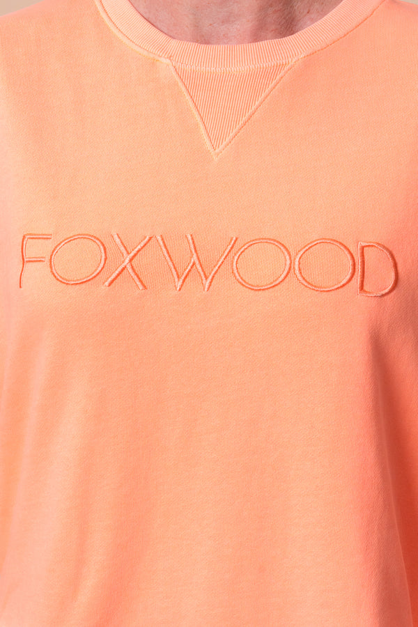 Simplified Crew in Neon Peach - Foxwood