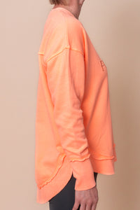 Simplified Crew in Neon Peach - Foxwood