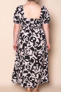 Orlena Midi Dress in Black