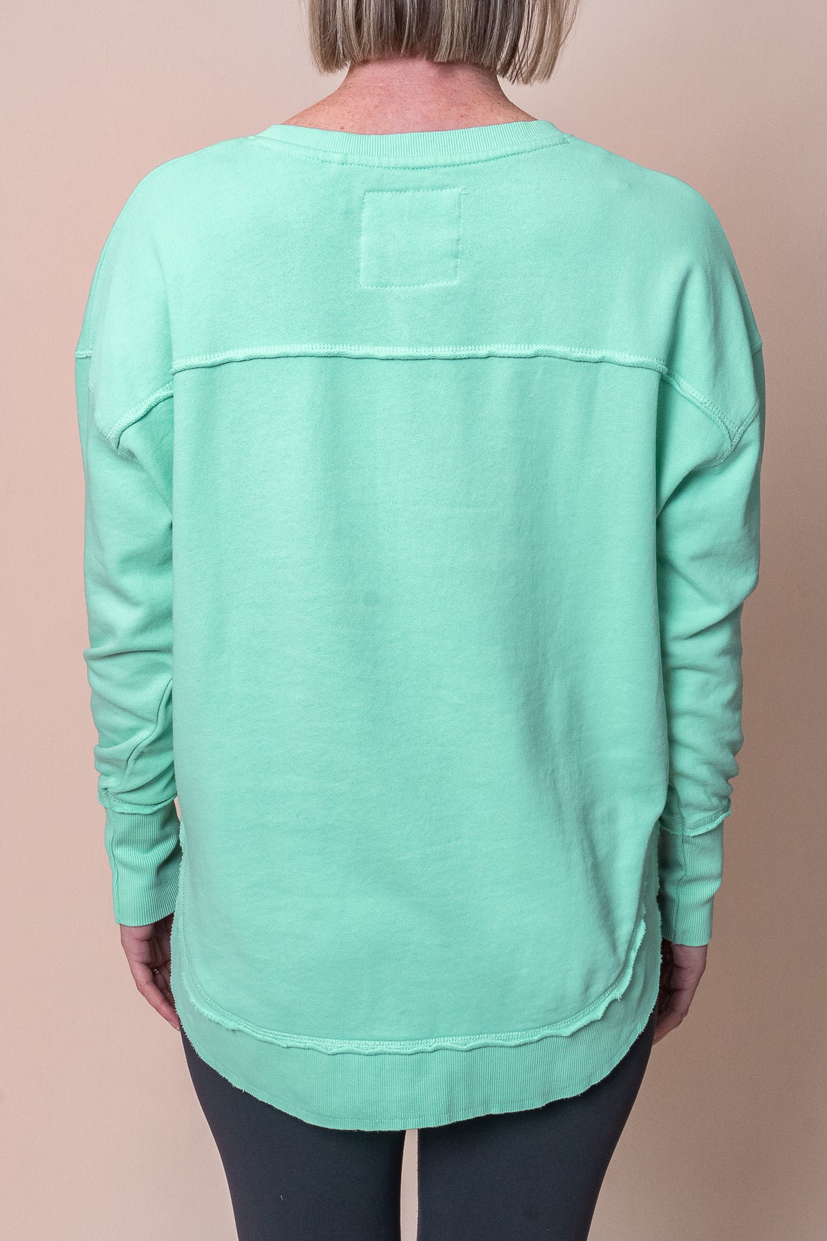 Simplified Crew in Neon Mint - Foxwood