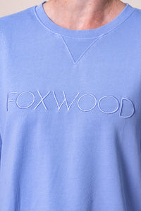 Simplified Crew in Neon Blue - Foxwood