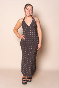 Emelia Maxi Dress in Brown - All About Eve