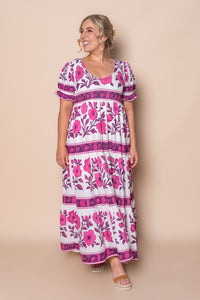 Nyssa Floral Maxi Dress in White