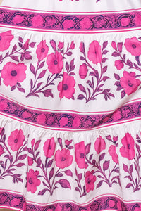 Nyssa Floral Maxi Dress in White