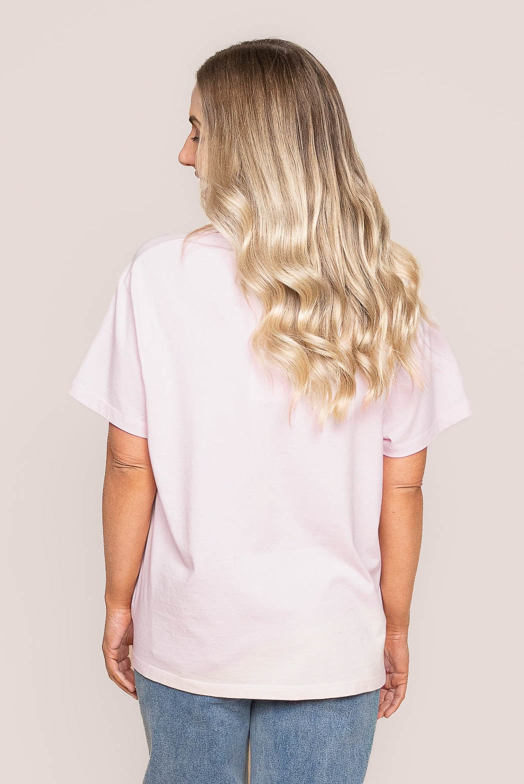 Provence Relaxed Tee in Pale Pink - All About Eve