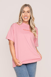 You Are Fabulous Relaxed Tee in Orchid - All About Eve