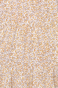 Indira Tiered Dress in White Multi