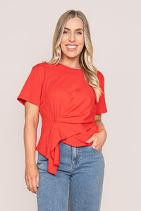 Greta Top in Red