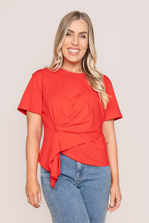 Greta Top in Red