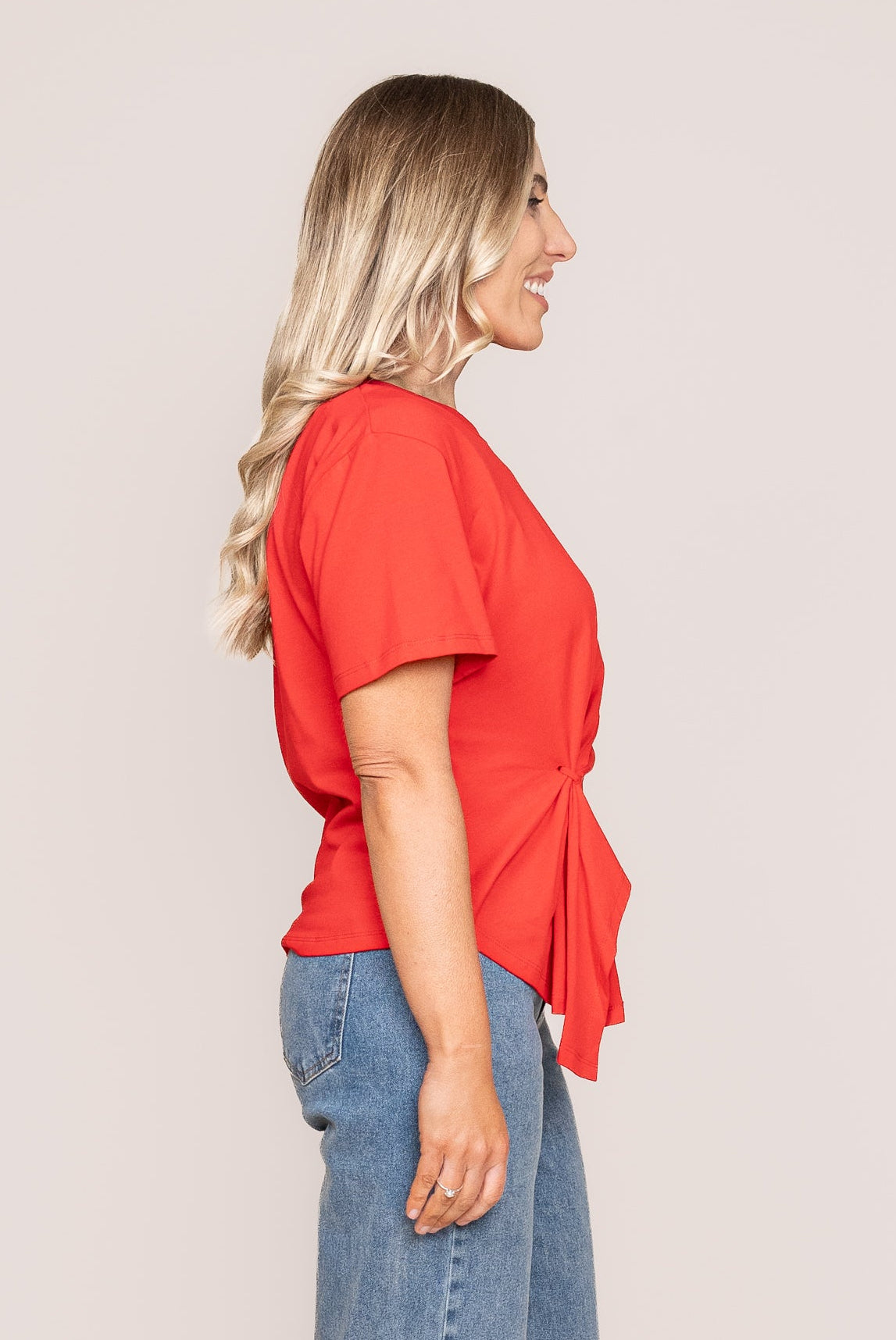 Greta Top in Red