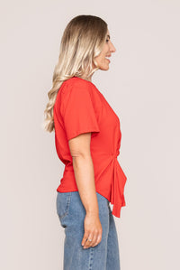 Greta Top in Red