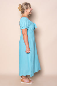 Sienna Midi Dress in Arctic Blue
