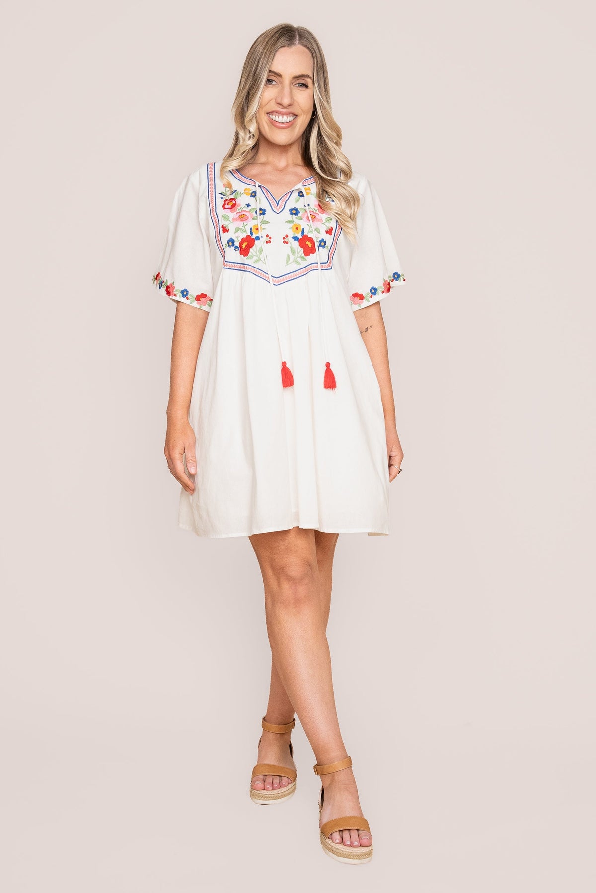 Lola Mini Dress in White