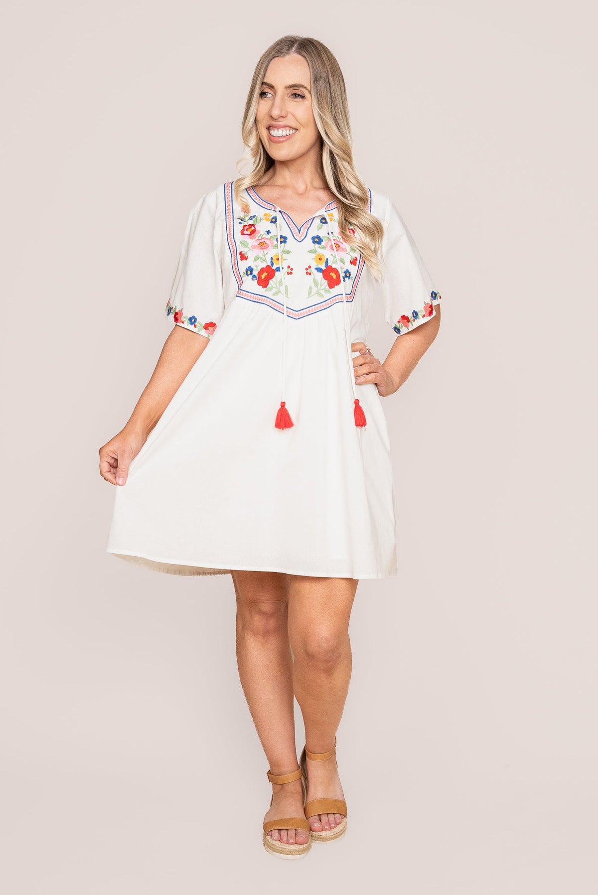 Lola Mini Dress in White