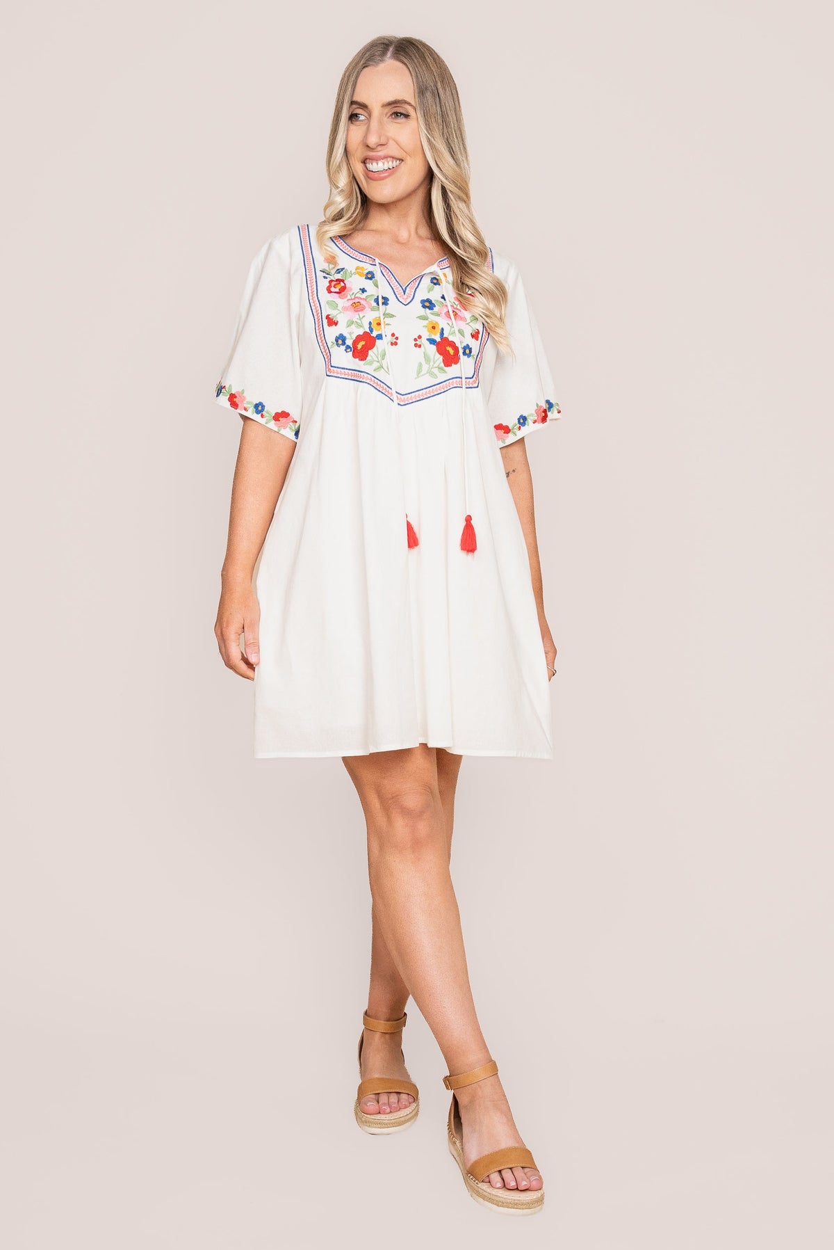Lola Mini Dress in White
