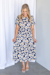 Daisy Dress in Navy