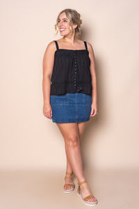 Irina Lace Top in Black