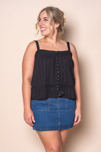 Irina Lace Top in Black