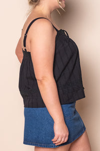 Irina Lace Top in Black