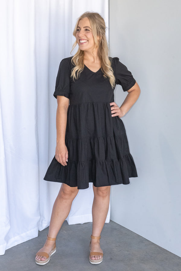 Victoria Dress in Black