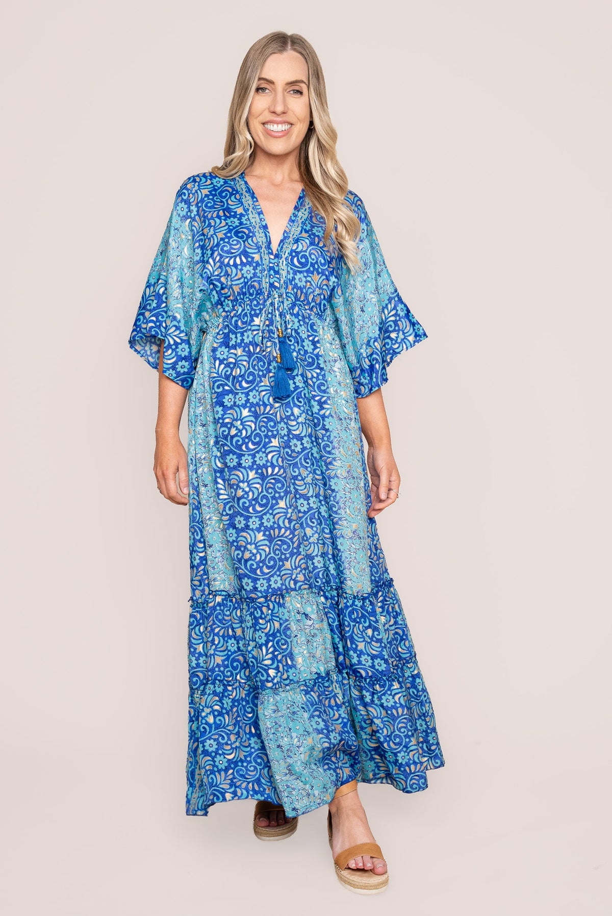 Maje Maxi Dress in Blue