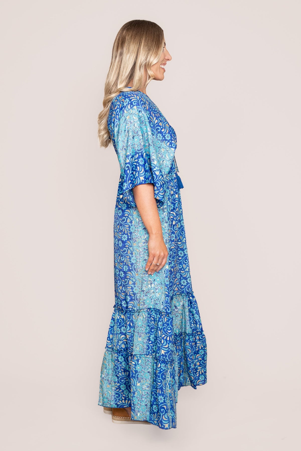 Maje Maxi Dress in Blue