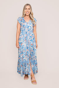 Frannie Maxi Dress in Blue
