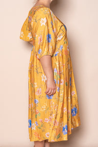 Anna Midi Dress in Marigold